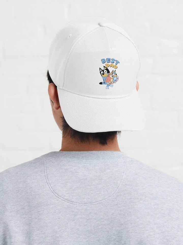 BlueyDad Characters, Bandit Heeler, Best Dad Cap