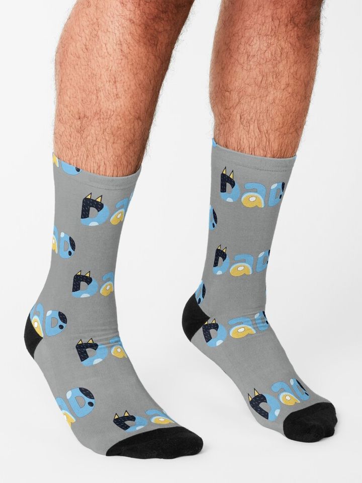 i love dad Socks