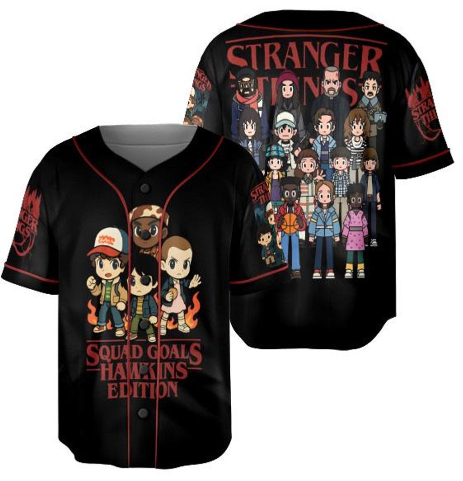 Stranger Things Movie Baseball Jersey