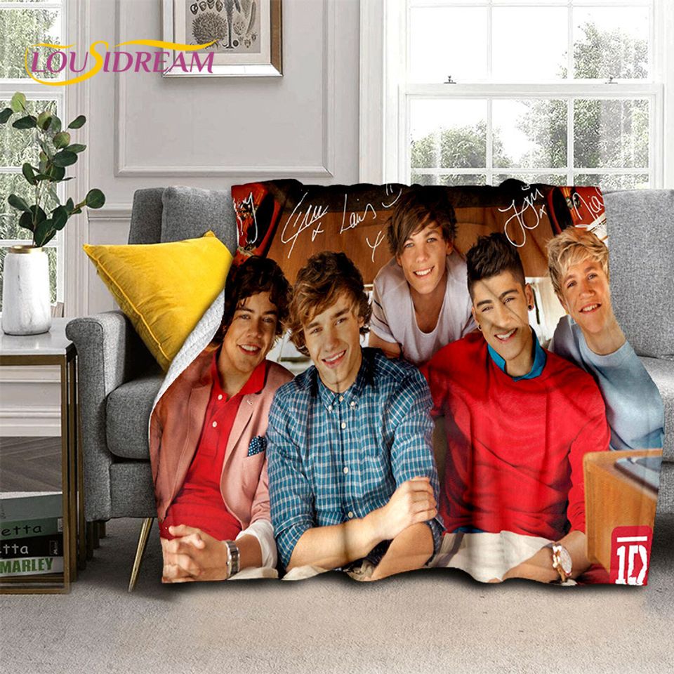 2025 Rock-One Direction Fleece Blanket | Gift For Fan