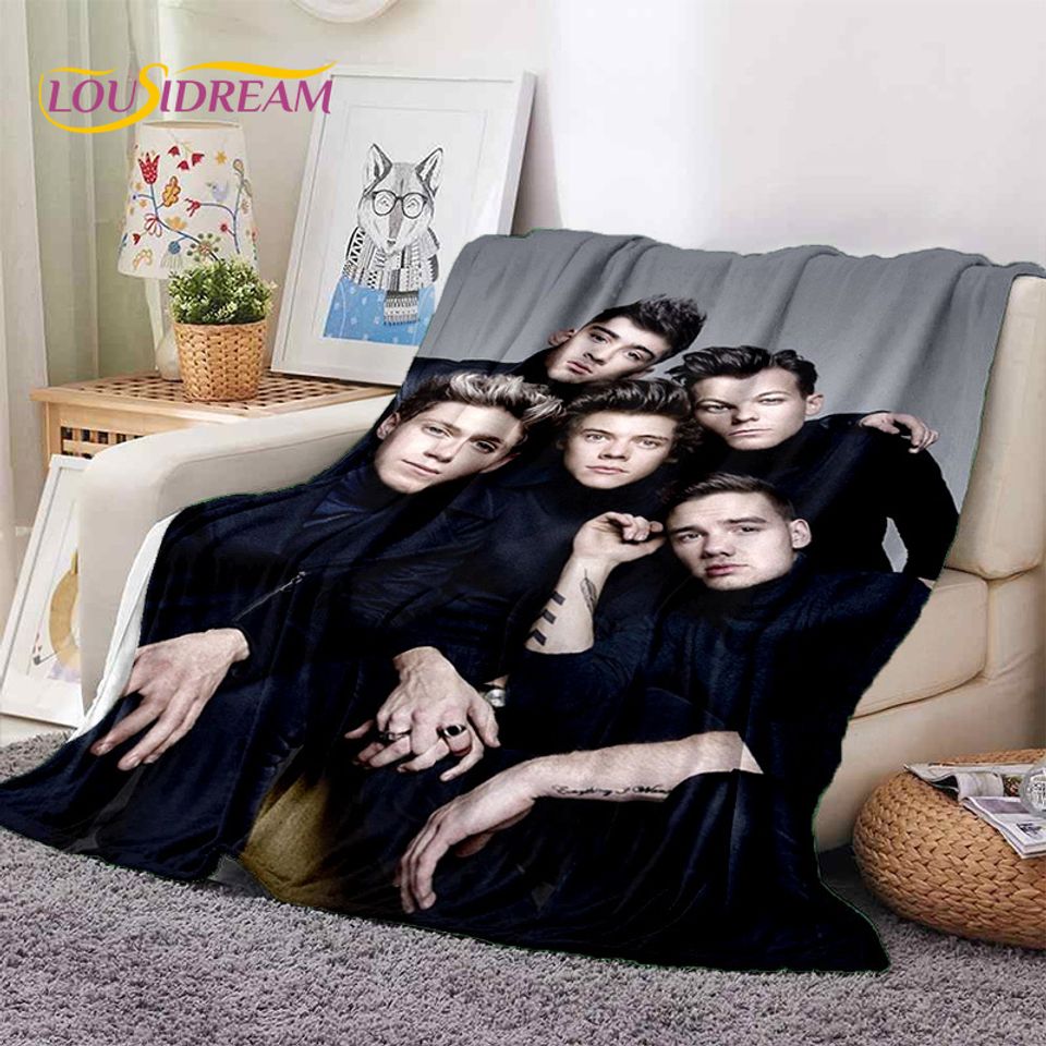 2025 Rock-One Direction Fleece Blanket | Gift For Fan