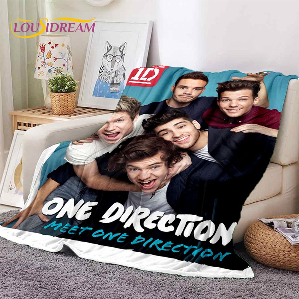 2025 Rock-One Direction Fleece Blanket | Gift For Fan