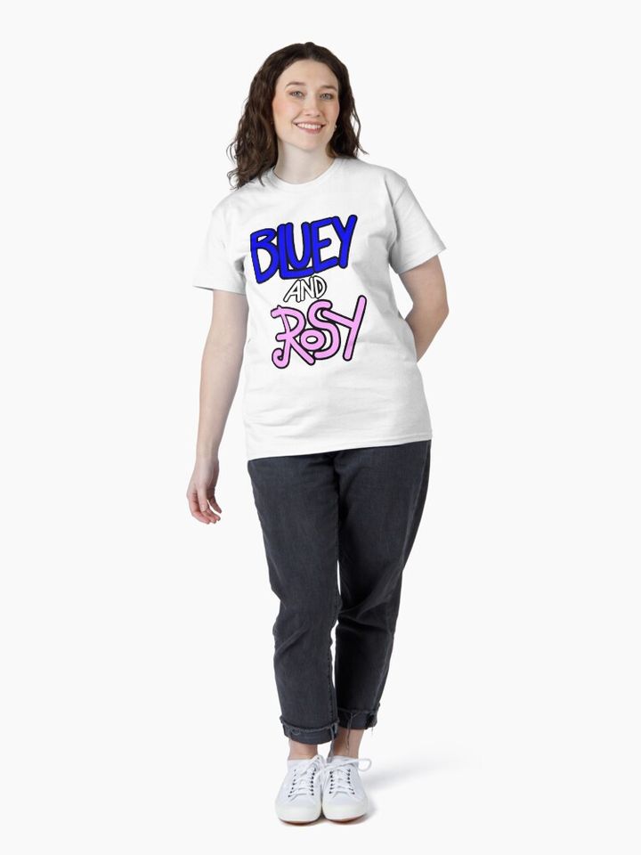 BlueyDad and Rosy log Perfect Classic T-Shirt