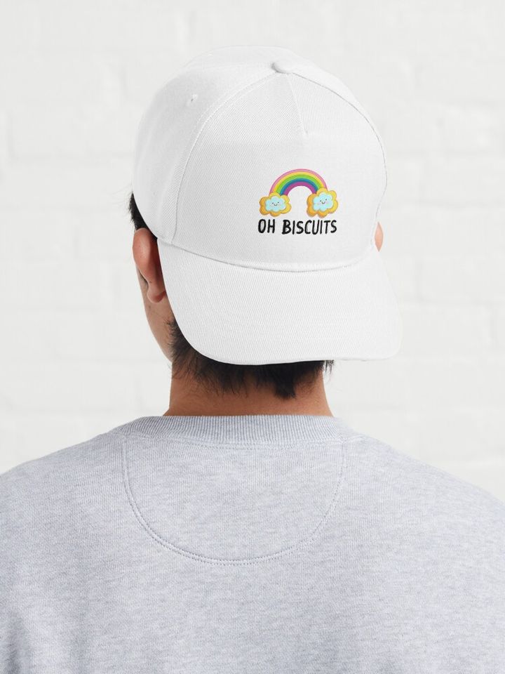 BlueyDad Oh Biscuits, Mum Dad Cartoon, Mother's Father's Day Cap