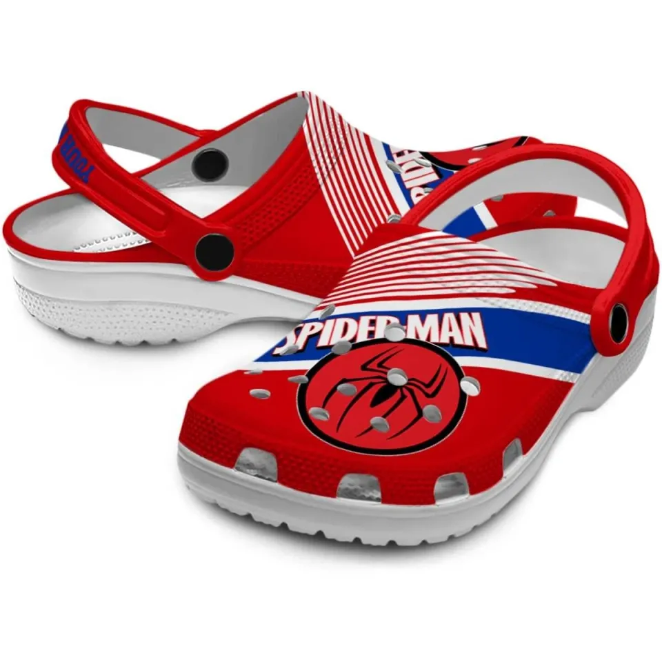 Personalized Spider Man Slippers Clogsband Clogs For Adults Lovers