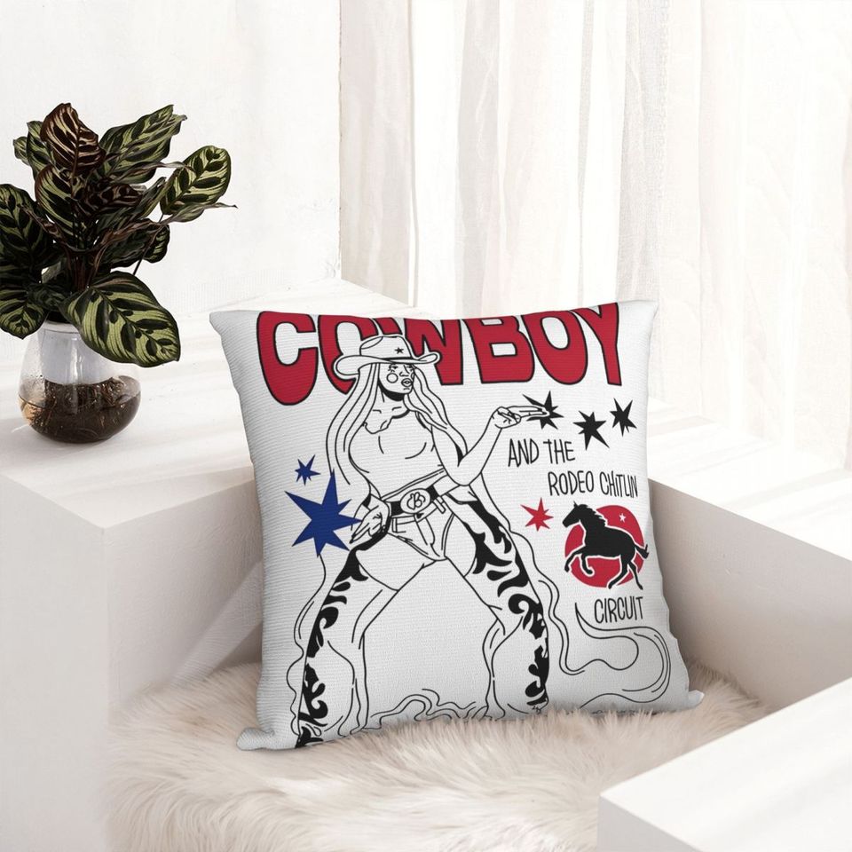Cowboy Carter Album Throw Pillow