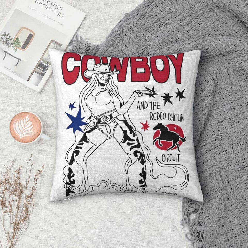 Cowboy Carter Album Throw Pillow