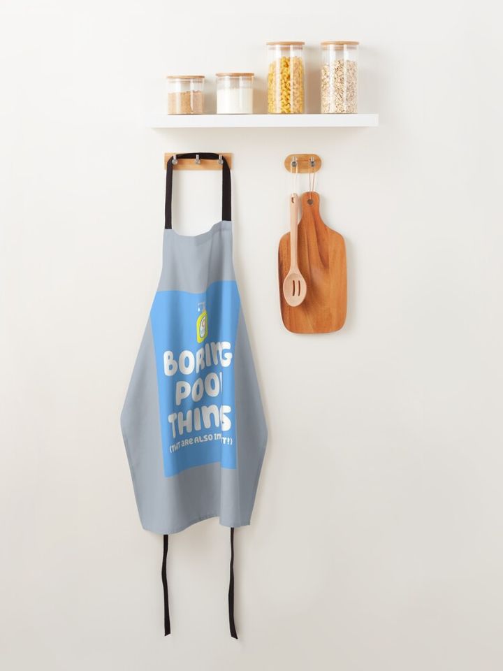 Boring Pool Things Apron