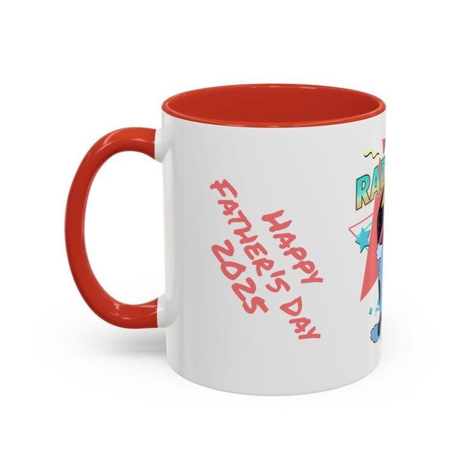 Rad Dad Fathers Day Gift Coffee Mug - BlueyDad Theme