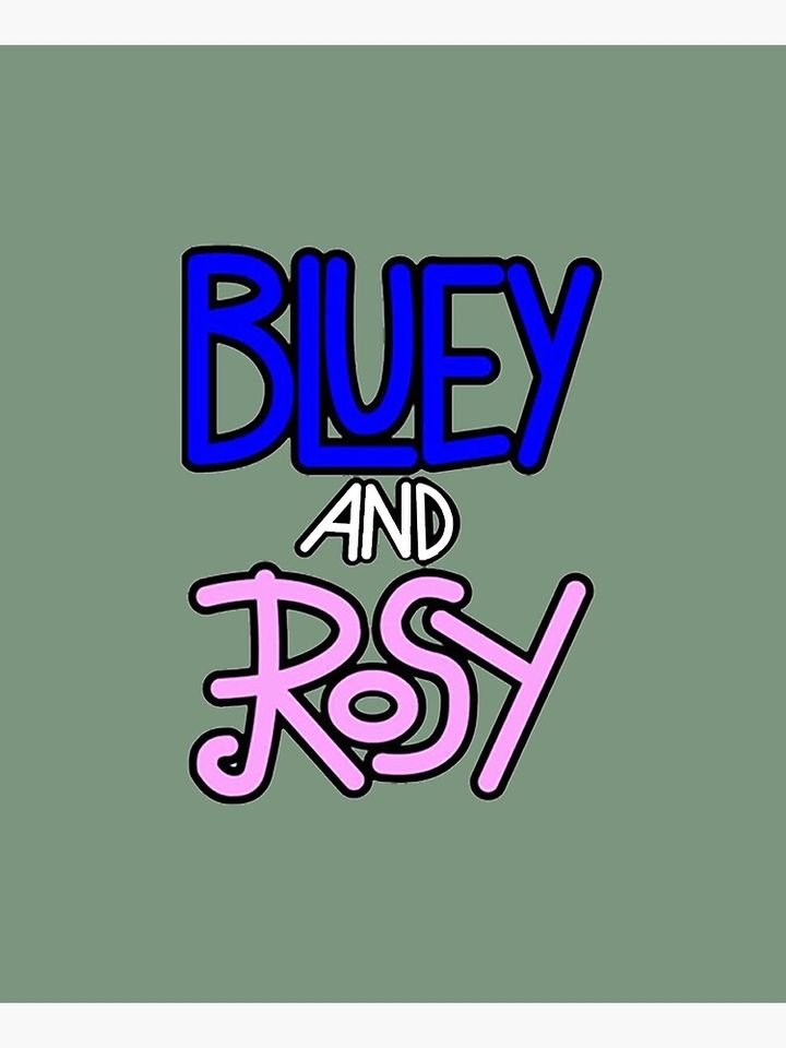 BlueyDad and Rosy log Perfect Apron