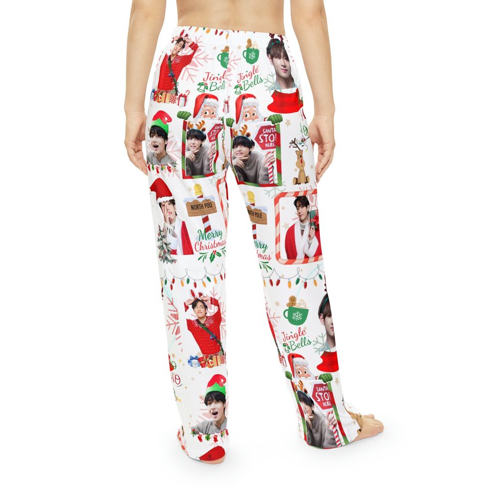 BTS inspired Taehyung Christmas Womens Pajama Pants