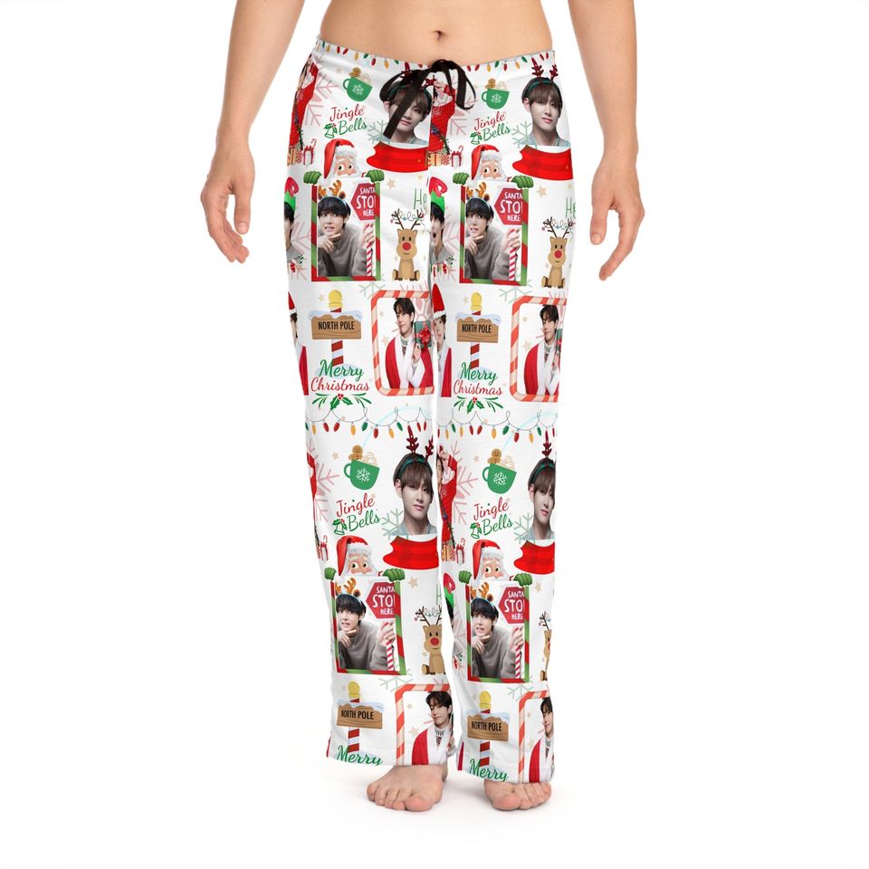 BTS Taehyung Christmas Womens Pajama Pants