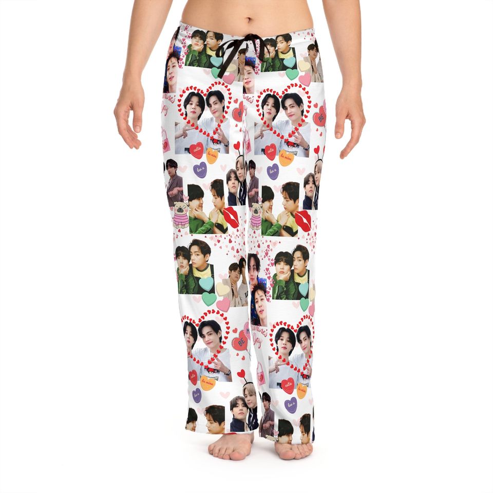 BTS Vmin Valentines Day Womens Pajama Pants