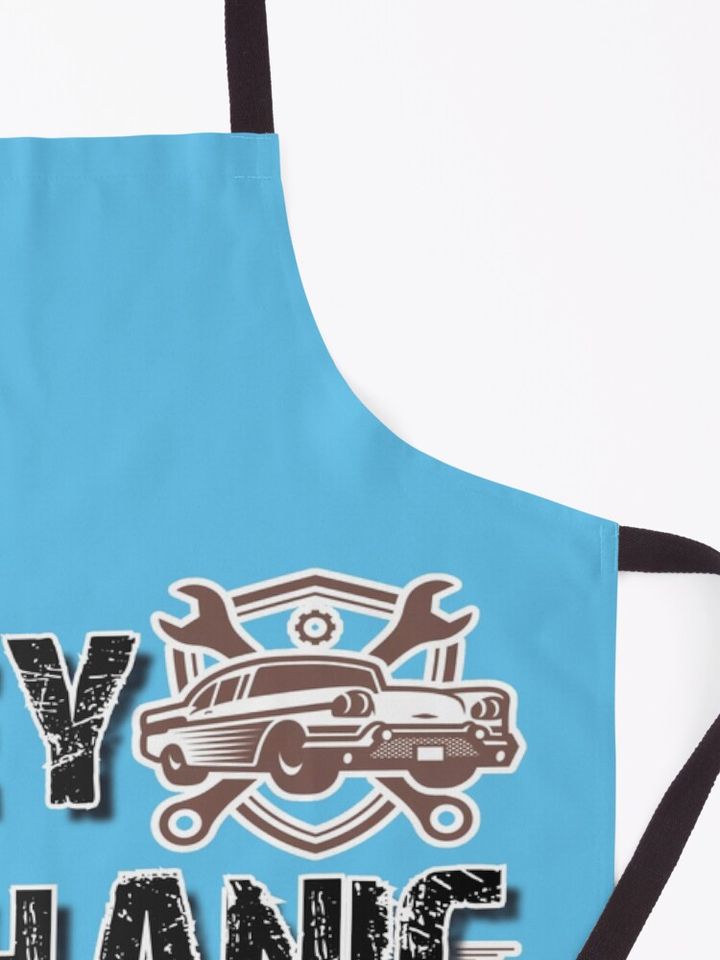 BlueyDad Mechanic Awesome Design Apron