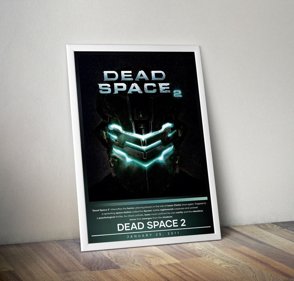 Dead Space  Poster | Dead Space | Gaming Poster | Video Game Poster | Wall Decor Poster