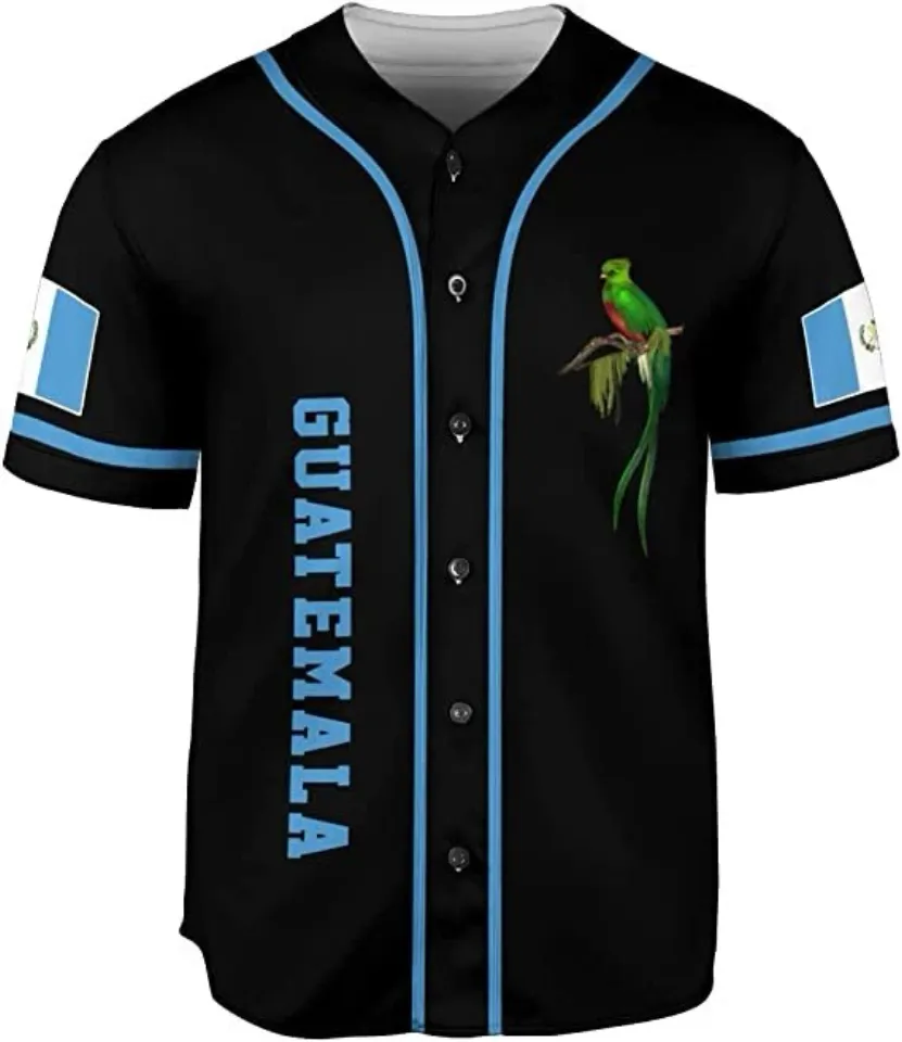 Personalized Name Guatemala Baseball Jersey Shirt