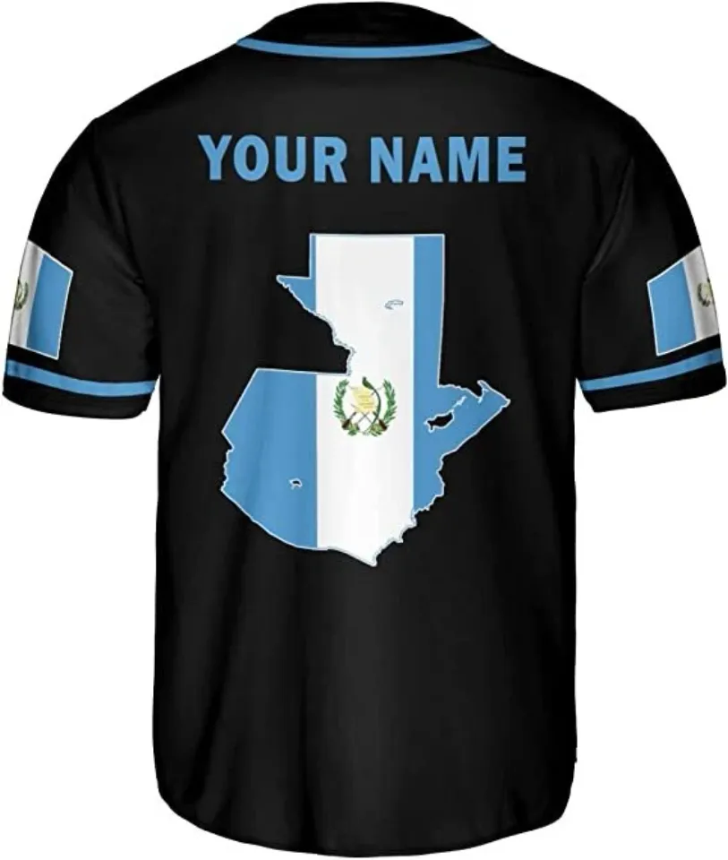 Personalized Name Guatemala Baseball Jersey Shirt