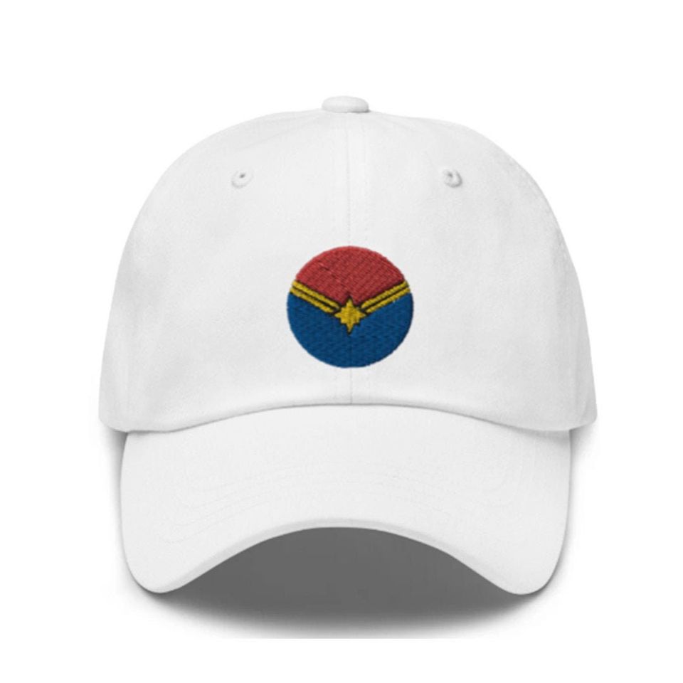 Captain Marvel Embroidered Dad Hat