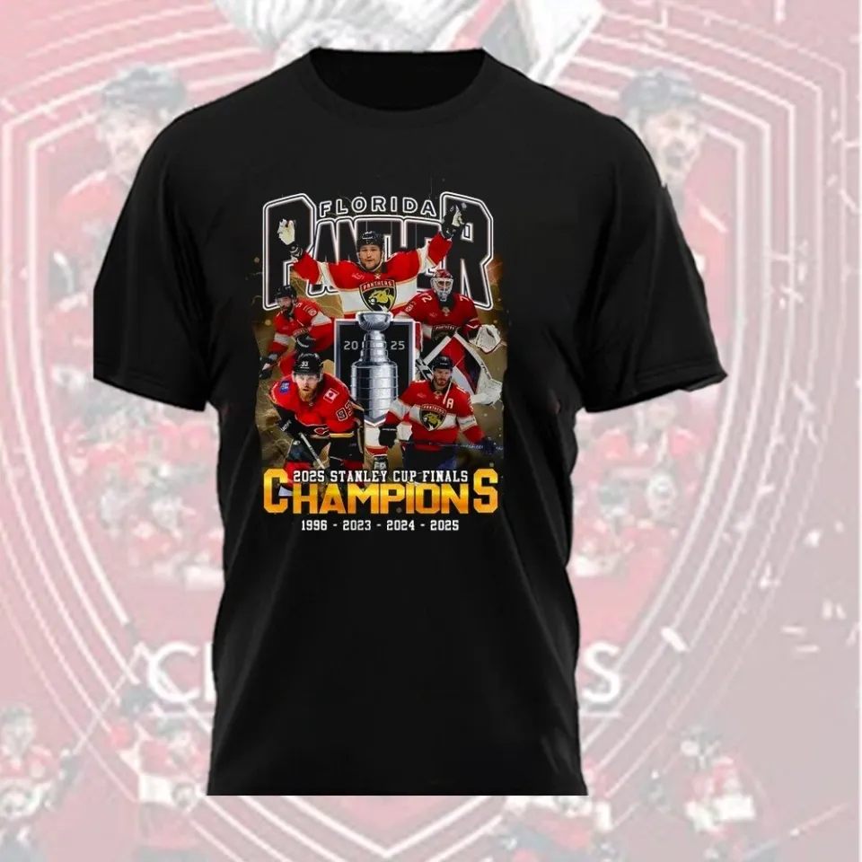 Special Edition Florida Panthers 2025 Stanley Cup Finals Champions T-Shirt