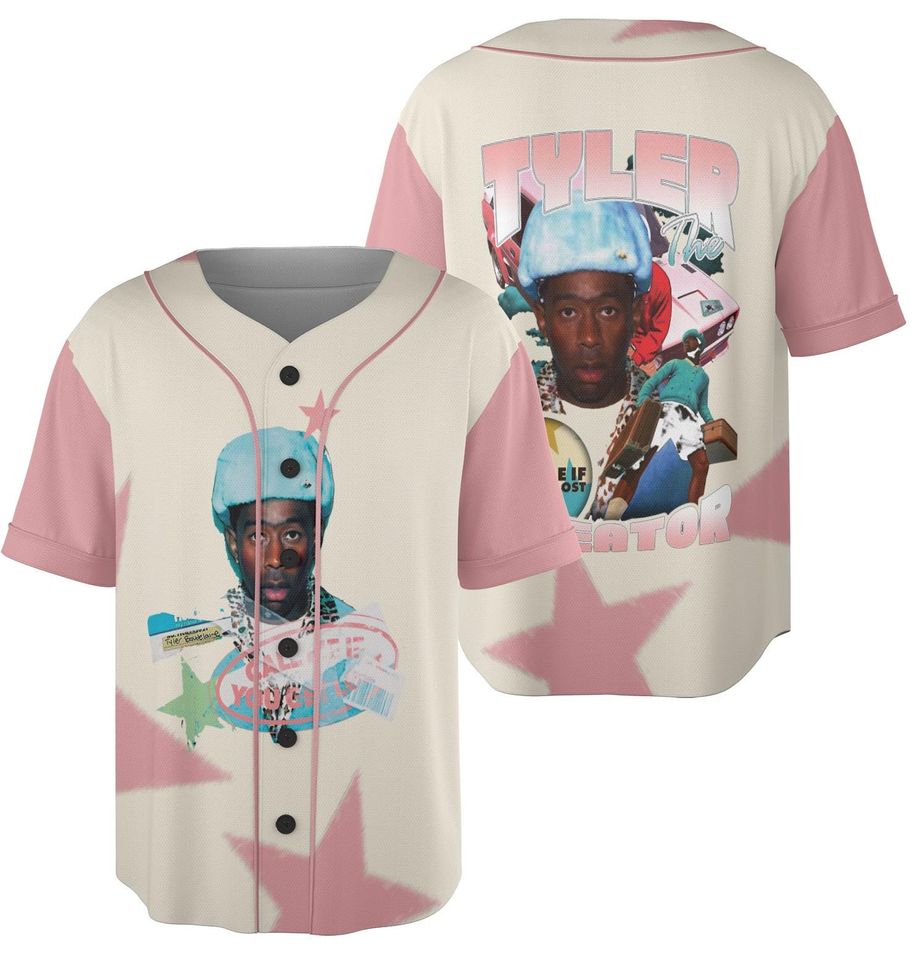 Vintage Tyler The Creator Baseball Jersey, Hip Hop 90s Shirt