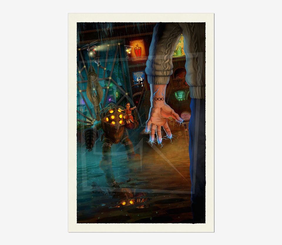 BIOSHOCK 1 Game Poster | Game Art | Horror Game