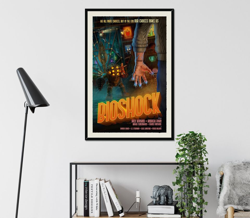 BIOSHOCK 1 Game Poster | Game Art | Horror Game