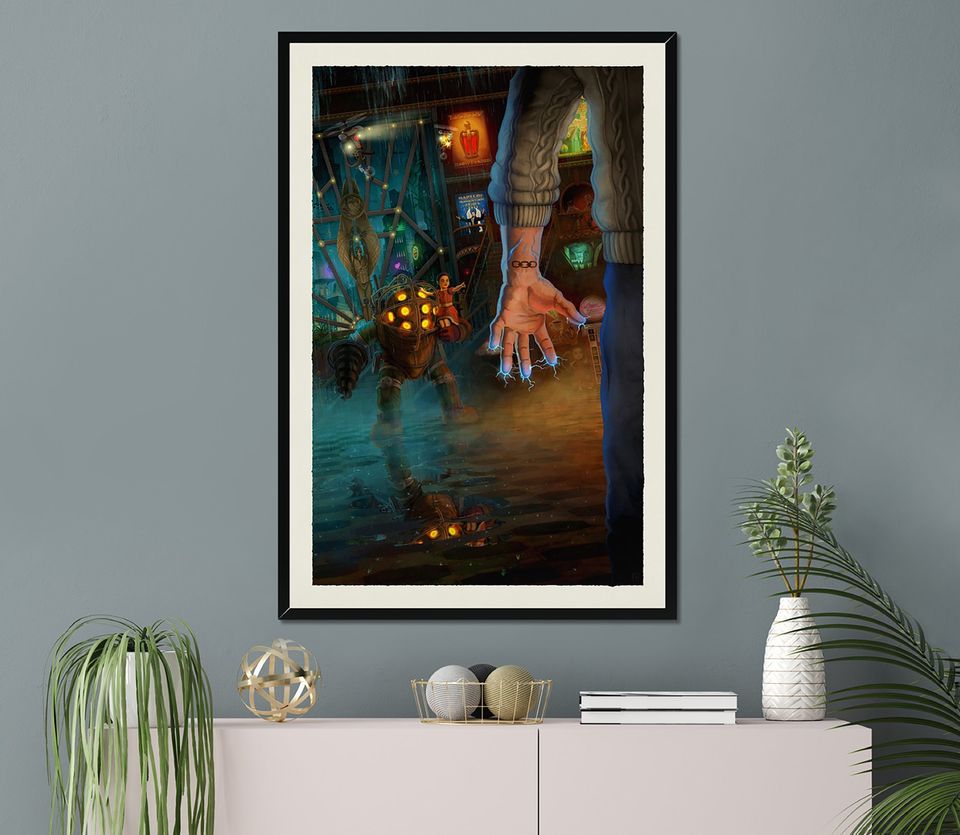 BIOSHOCK 1 Game Poster | Game Art | Horror Game