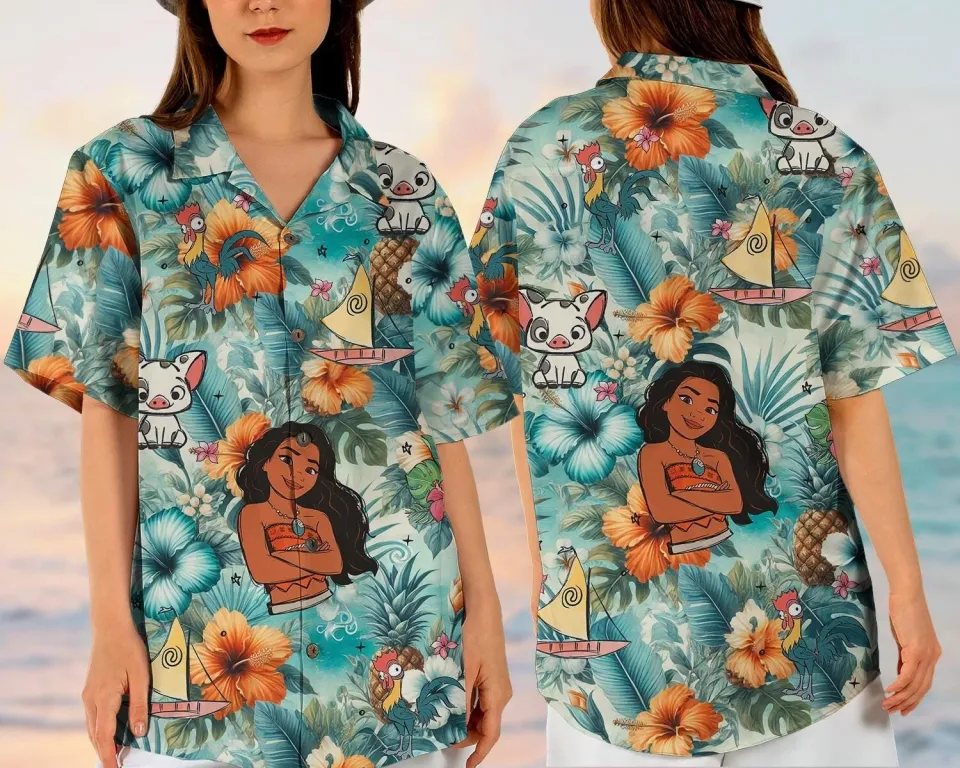 Moana Princess Hawaiian Shirt