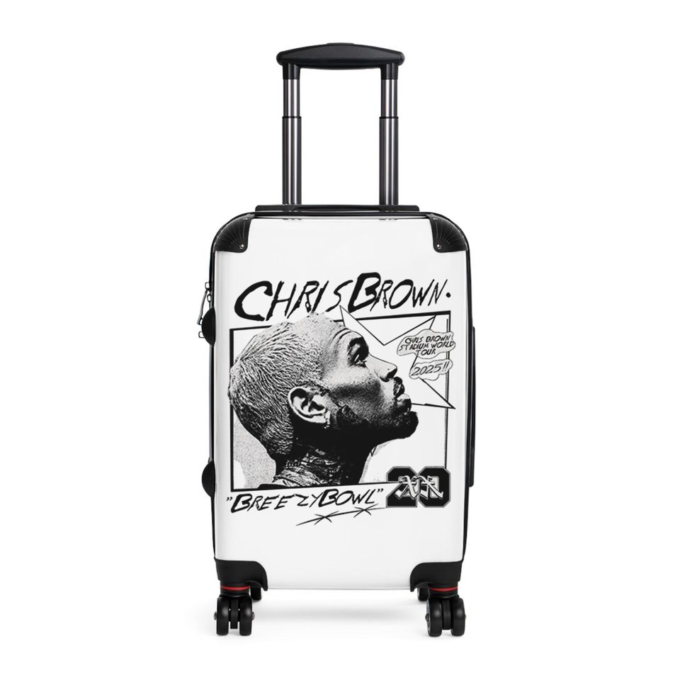 Chris Brown Breezy Bowl Tour Limited Edition Suitcase