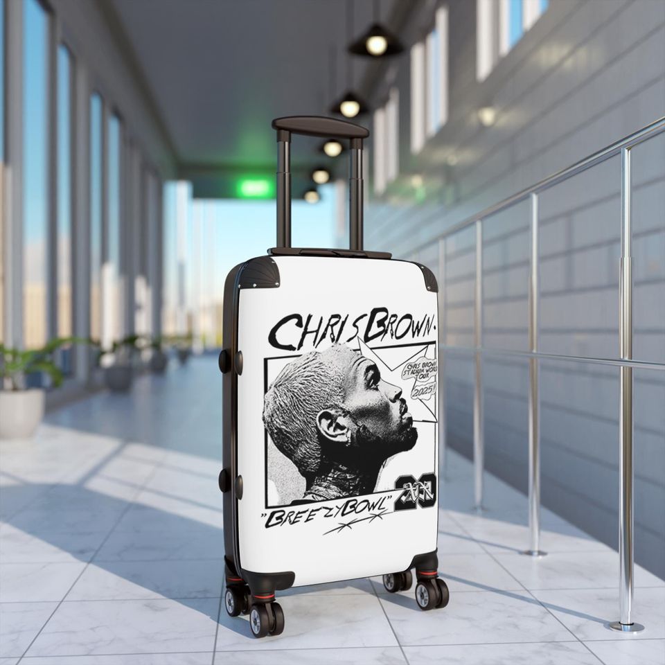 Chris Brown Breezy Bowl Tour Limited Edition Suitcase