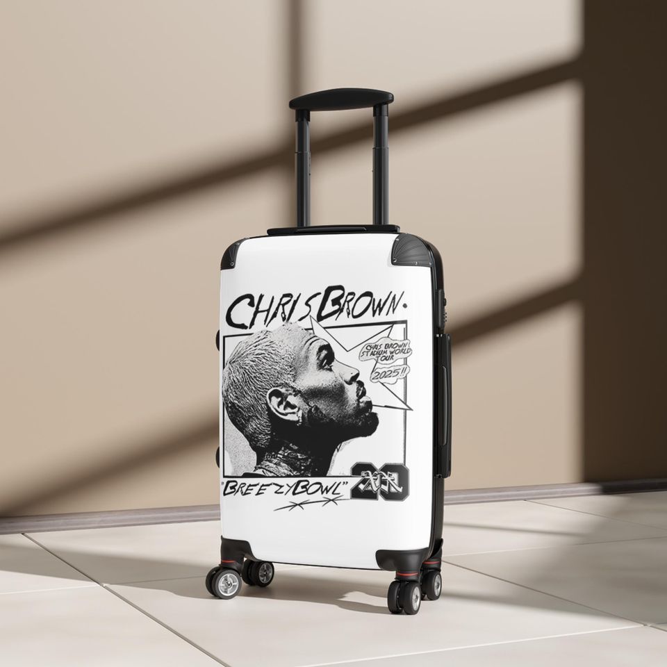 Chris Brown Breezy Bowl Tour Limited Edition Suitcase