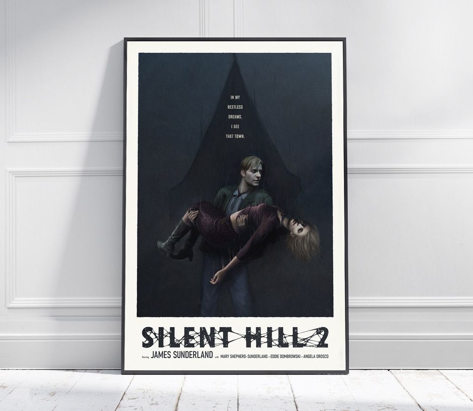 SILENT HILL 2 Game Poster | Game Art | Horror Game | Print | Room Decor | Wall Art