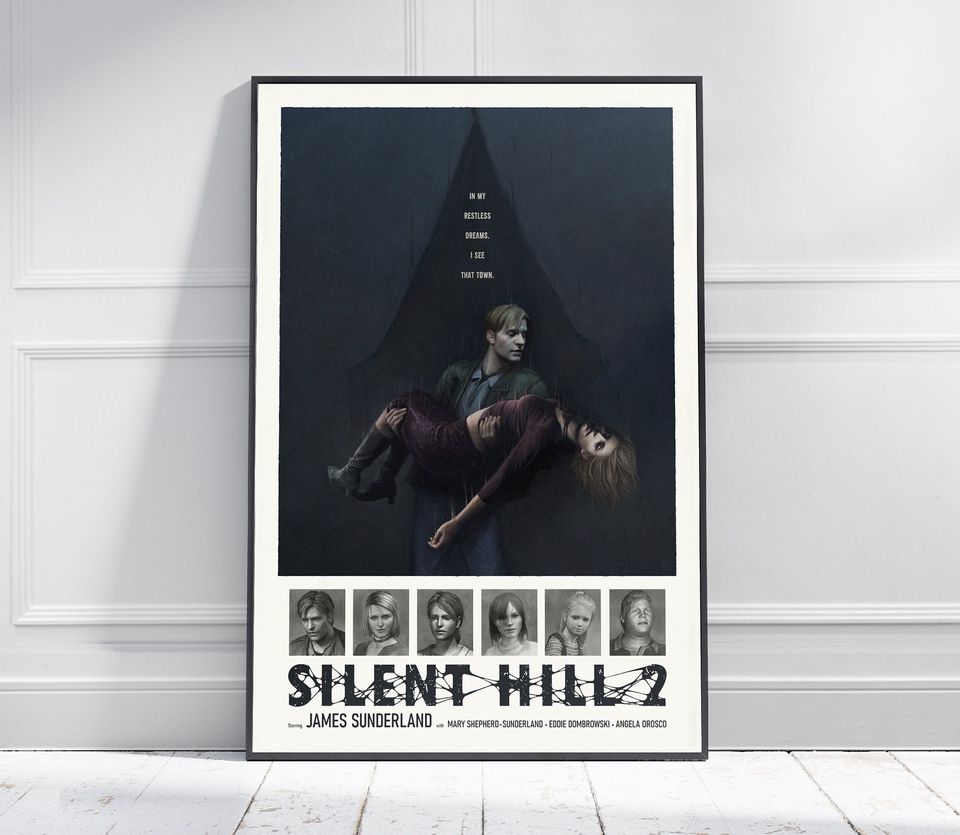 SILENT HILL 2 Game Poster | Game Art | Horror Game | Print | Room Decor | Wall Art
