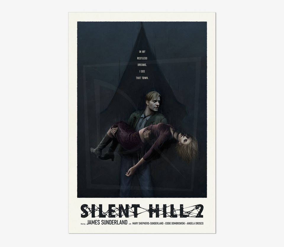 SILENT HILL 2 Game Poster | Game Art | Horror Game | Print | Room Decor | Wall Art