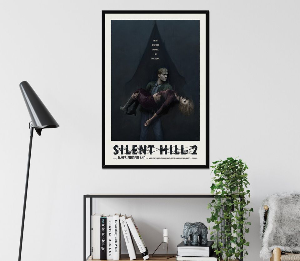 SILENT HILL 2 Game Poster | Game Art | Horror Game | Print | Room Decor | Wall Art