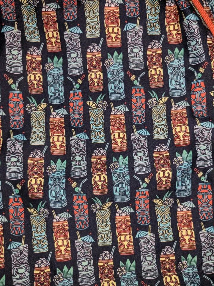 Caribbean Swimwear mens 2 piece set swim shorts large & button down shirt Medium