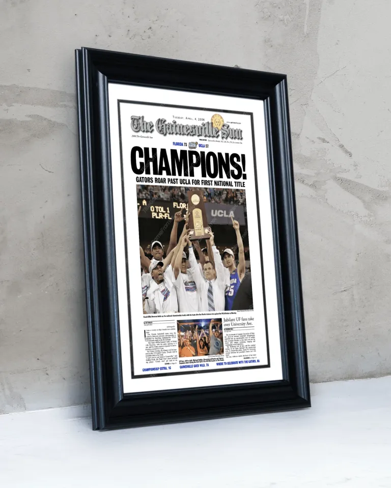 Florida Gators Basketball Championship - 2006, 2007 & 2025