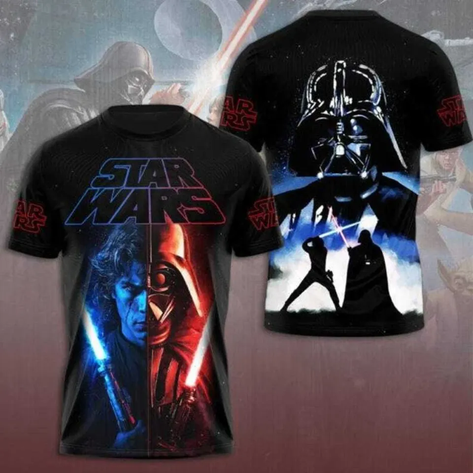 Star Wars Darth Vader Vs Luke Skywalker Galaxy's Edge Tshirt