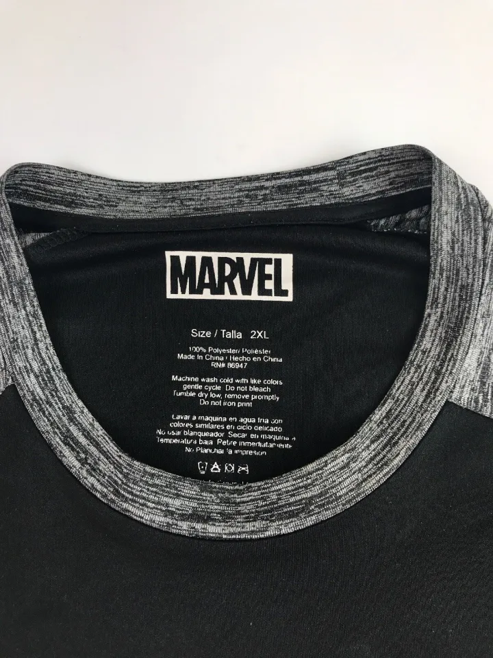 Marvel Punisher Black Short Sleeve 2XL TShirt with a 3D Cones Skull