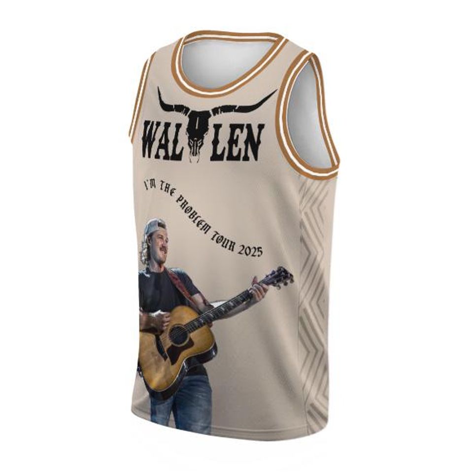Wallen Western Im The Problem Tour 2025 Basketball Jersey