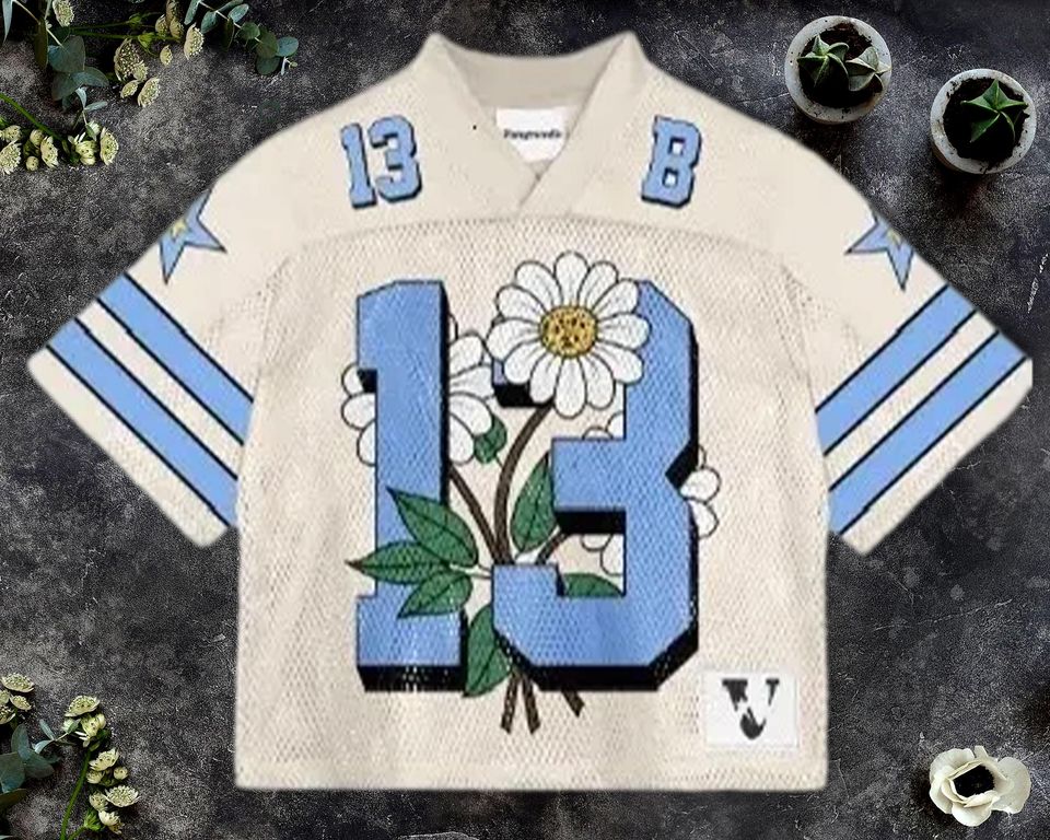 Custom Name And Number Mesh Football Jersey, Concert Jersey, Game Day Commitment Gift, Custom Text Football Jersey