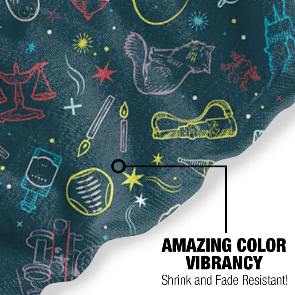 Harry Potter Magical Pattern Officially Licensed Beach Towel 30"x60"