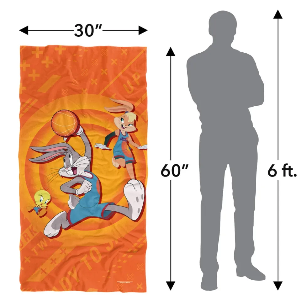 Space Jam: A New Legacy Space Dunk Officially Licensed Beach Towel 30"x60"