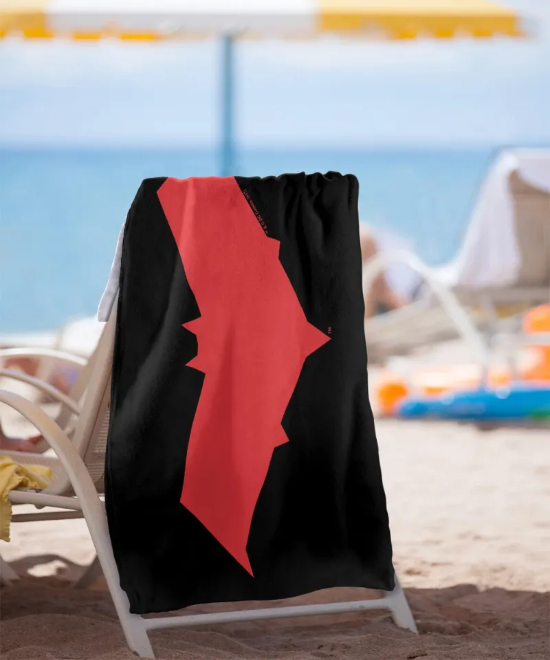 Batman Red Hood Officially Licensed Beach Towel 30"x60"