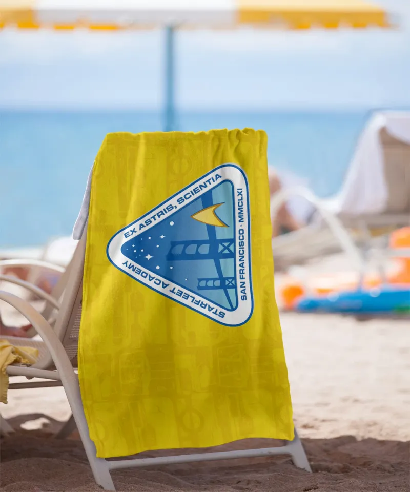 startrek2020 Beach Towel, 30"x60", Star Fleet Academy Beach Towel