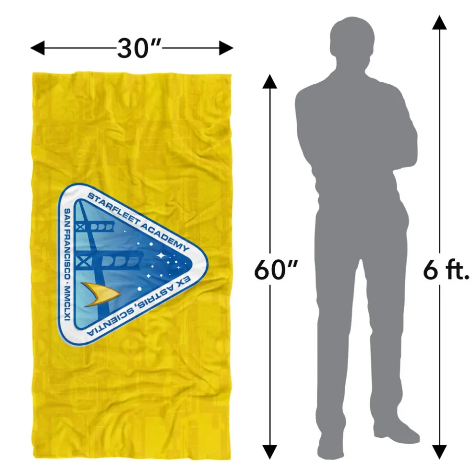 startrek2020 Beach Towel, 30"x60", Star Fleet Academy Beach Towel