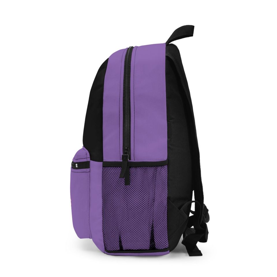 BTS Logo Heart Themed Backpack with BT21 Characters - Gift for Kpop Fans and BTS Army