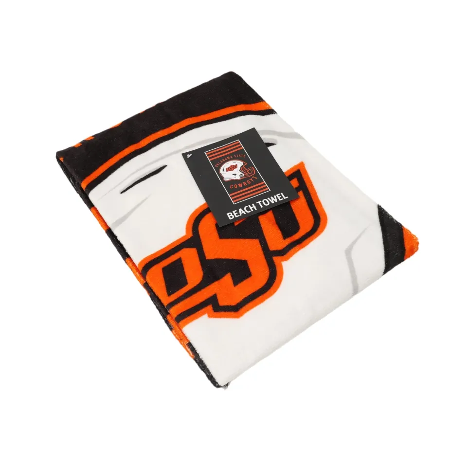 Northwest NCAA Oklahoma State Cowboys "Stripes" Beach Towel, 30" x 60"
