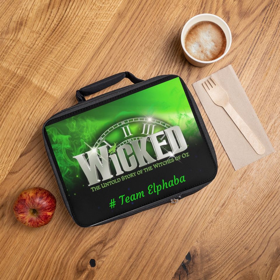 Wicked The Musical Team Elphaba Lunch Bag