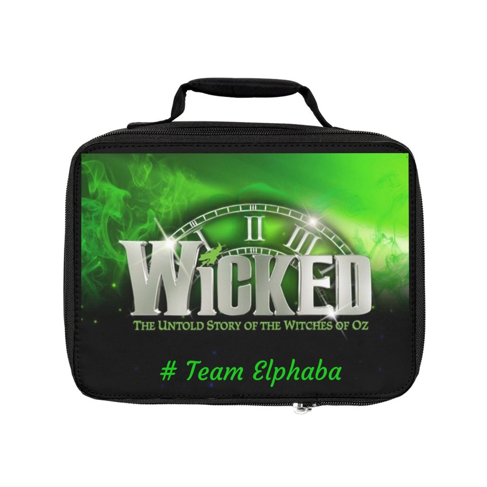 Wicked The Musical Team Elphaba Lunch Bag